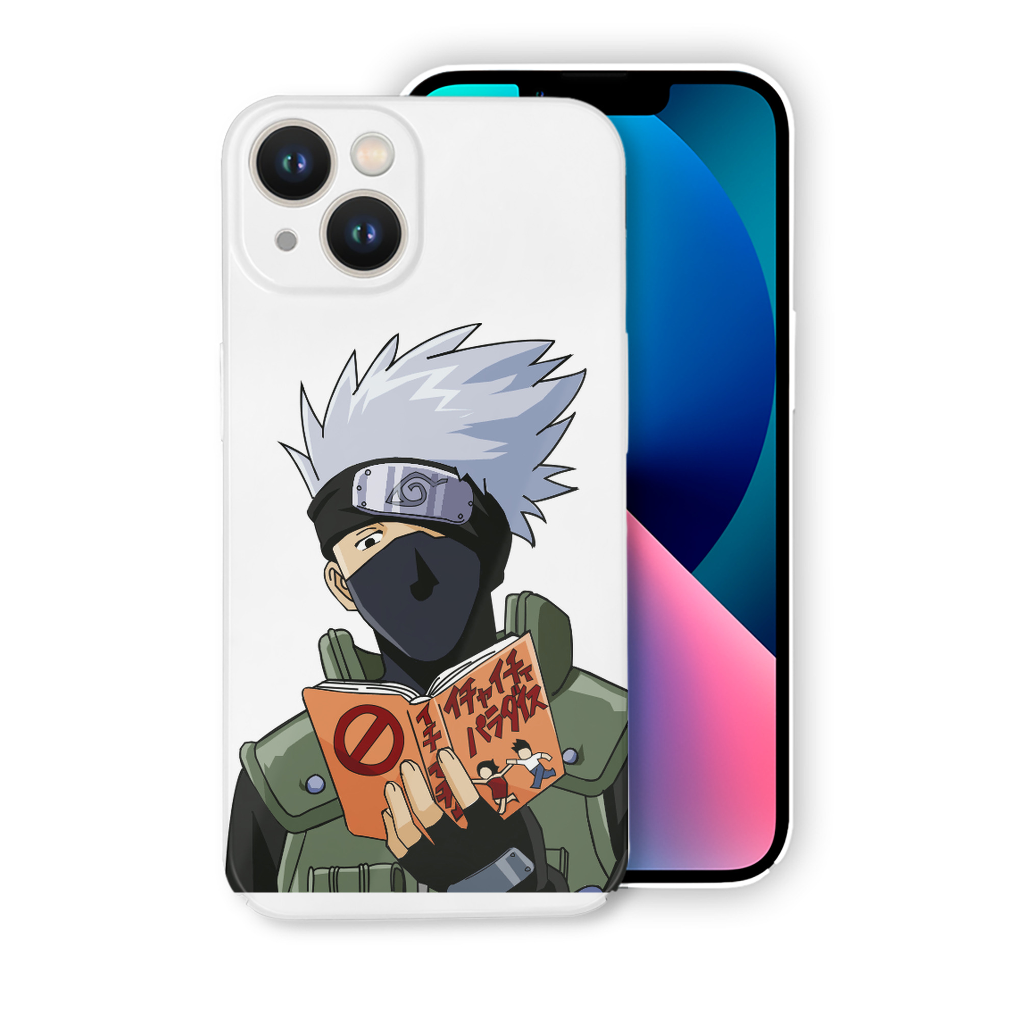 （画像用） NARUTO -ナルト- はたけ カカシ Hatake Kakashi 【iPhone 14シリーズ対応】ハードケース
